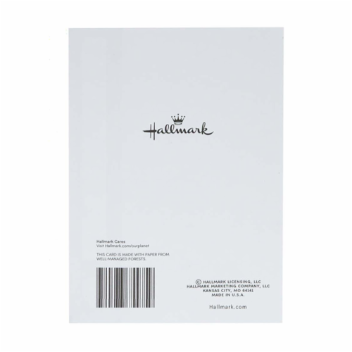 Hallmark #20 Congratulations Card (Exciting) Perspective: back
