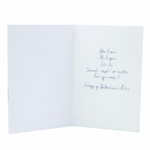 Valentine's Day Card #28: Hallmark Signature Valentine's Day Card for Significant Other (You and Me) Perspective: back