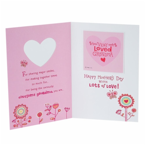 Mother's Day Card #26: Hallmark Mother's Day Card for Grandmother from Kids (Very Loved Sticker) Perspective: back