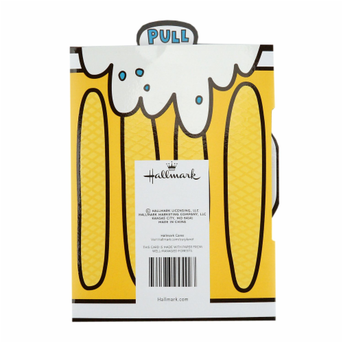 Father's Day Card #52: Hallmark Funny Pop-Up Beer Stein Perspective: back