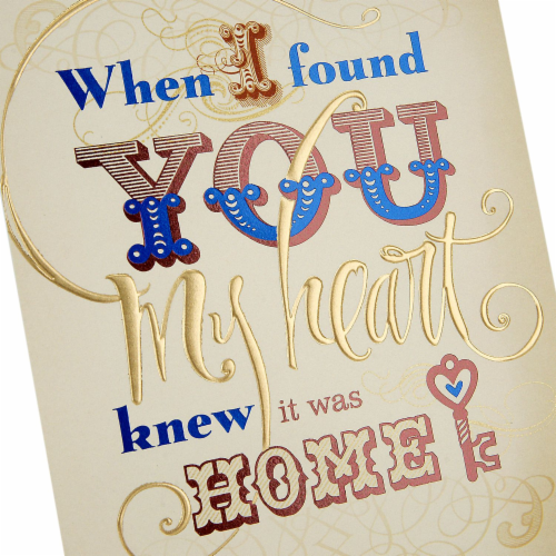 Father's Day Card #58: Hallmark Romantic for Husband Life We've Built Perspective: back
