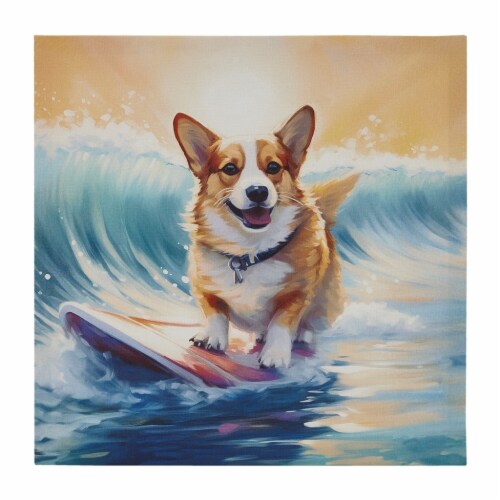 Corgi canvas art outlet