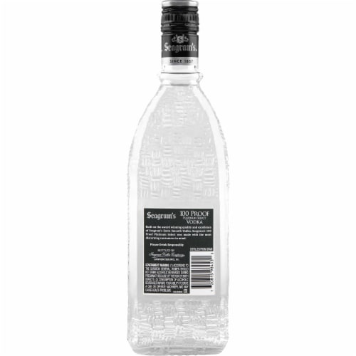 Seagram's® Platinum Select Vodka Perspective: back