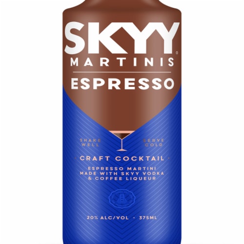 SKYY Vodka Espresso Martini Ready-to-Serve, 375 ml Perspective: back