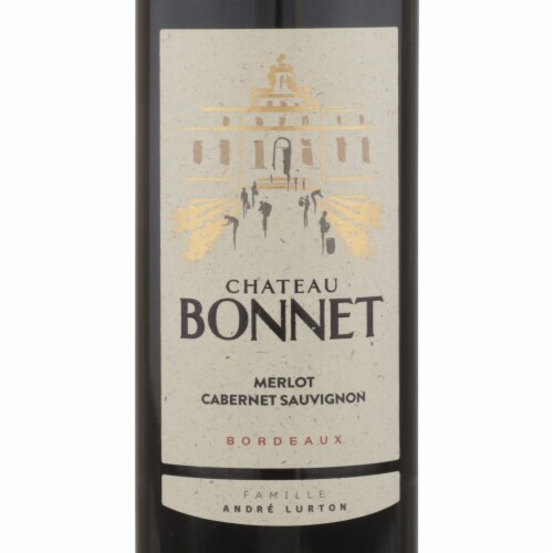 Chateau Bonnet French Red Wine Perspective: back