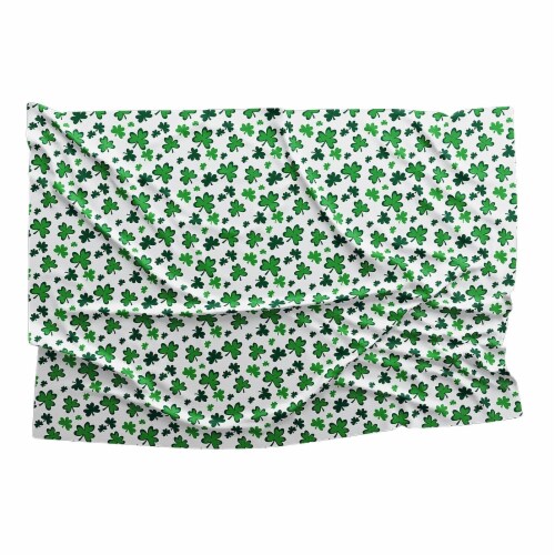 Ampro St. Patrick's Day Flannel Backed Tablecloth Perspective: back