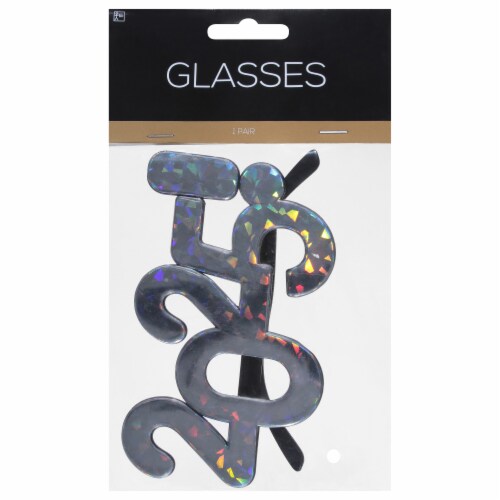 Amscan 2025 Glitter Glasses Perspective: back