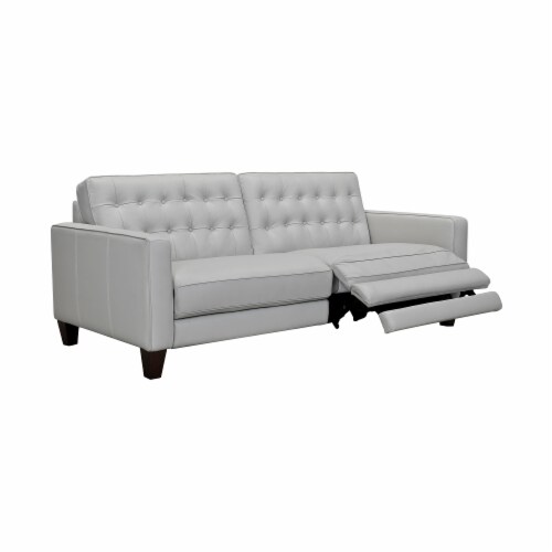 Wesley 81 Leather Power Reclining Tuxedo Arm Sofa, 1 Kroger