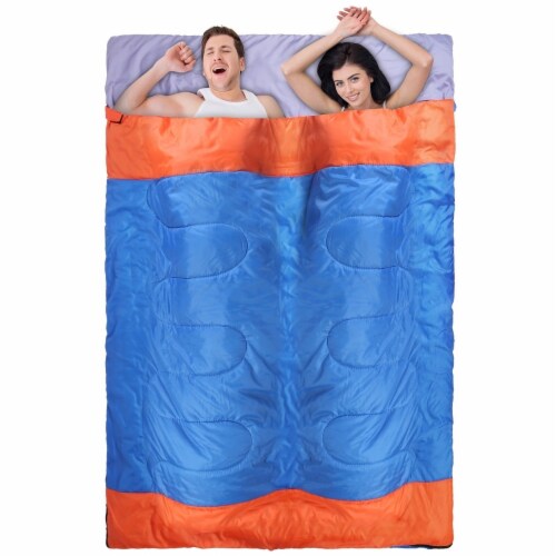 3 People Sleeping Bag For Adult Lightweight Water Resistant Camping Cotton Liner Cold Warm W 1 unit Smith s Food and Drug
