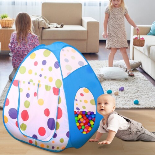 3 In 1 Child Crawl Tunnel Tent Kids Play Tent Ball Pit Set Foldable Children Play House Pop 1 unit City Market