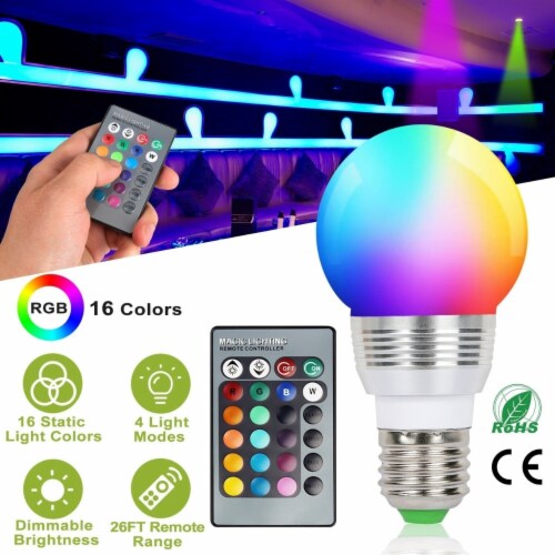 LED Light Bulb Magic 16 Color Changing Lamp Remote Control