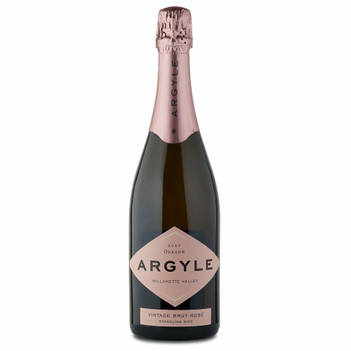 Argyle Vintage Brut Rose Champagne Oregon Sparkling Wine Perspective: back