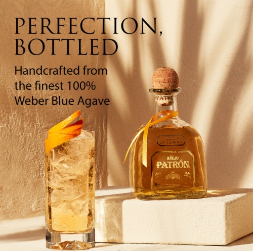 PATRÓN® Anejo Tequila Perspective: back