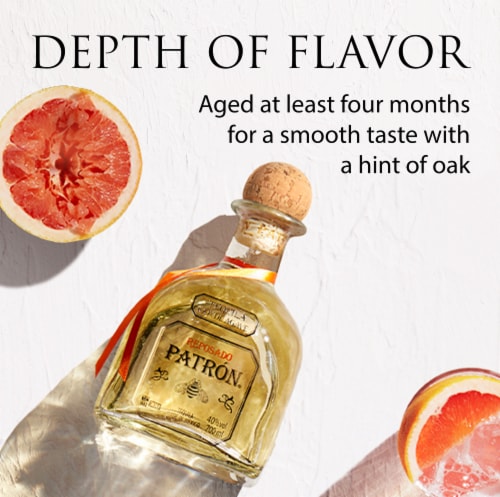 PATRÓN® Reposado Tequila Perspective: back