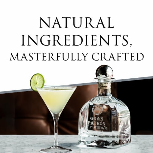 PATRÓN® Platinum Silver Tequila Perspective: back