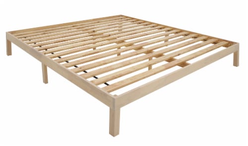 Design Evolution Emerywood King Size Bed Platform Perspective: back
