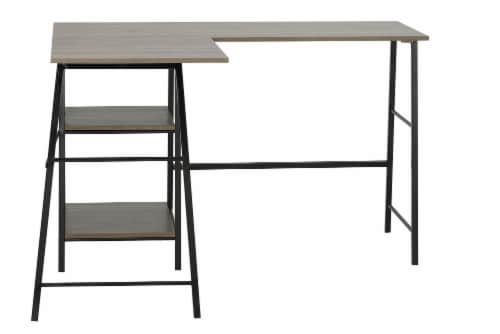 Design Evolution Furniture Inc. Lynnwood Computer L-Shaped Desk Perspective: back