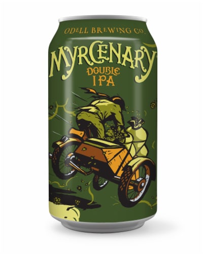 Odell Brewing Myrcenary Double IPA Perspective: back