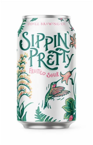 Odell Brewing Sippin Pretty Fruited Sour Ale Perspective: back