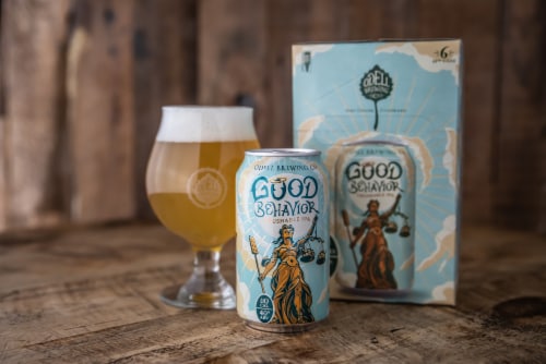 Odell Brewing Good Behavior IPA Perspective: back
