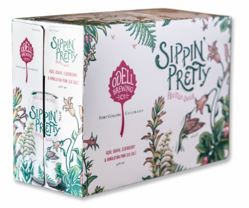 Odell Sippin Pretty Fruited Sour Ale Perspective: back