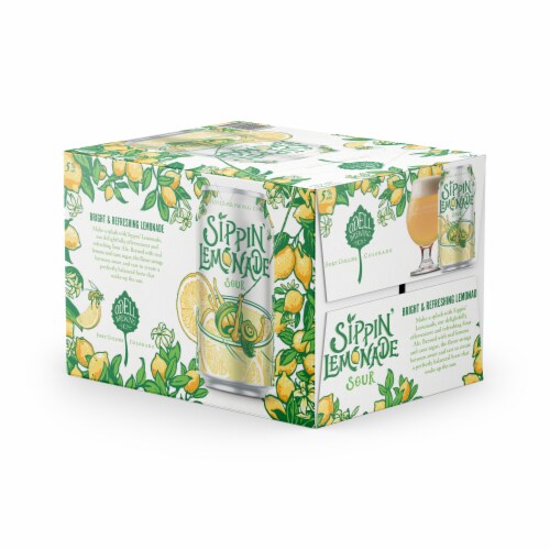 Odell Brewing Seasonal Sippin' Lemonade Craft Beer Perspective: back
