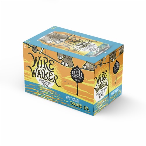 Odell Brewing Wire Walker West Coast Double IPA Craft Beer Perspective: back