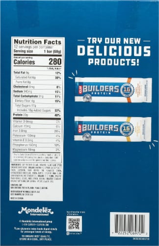 Clif Builders Oreo Protein Bars Perspective: back