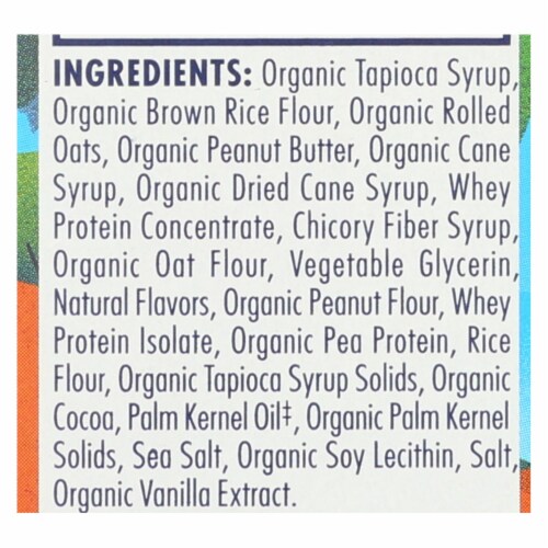 Clif Kid® ZBar™ Peanut Butter Chocolate Protein Bars Perspective: back