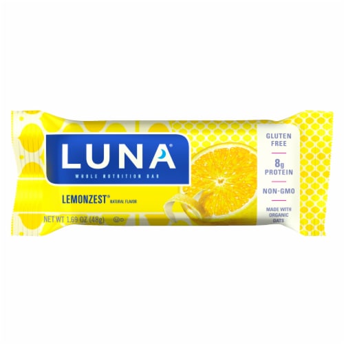 LUNA® LemonZest® & Blueberry Bliss Whole Nutrition Bars Perspective: back