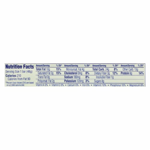 LUNA® Creamy Dreamy Peanut Butter Whole Nutrition Bar Perspective: back