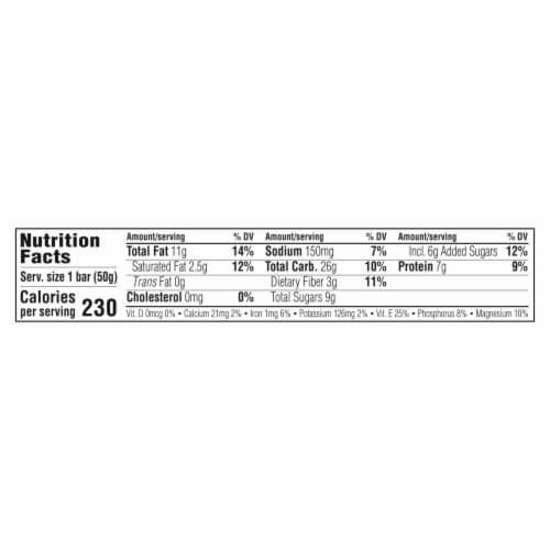 Clif Nut Butter Bar Chocolate Peanut Butter Organic Filled Energy Bar Perspective: back