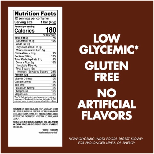 LUNA® Protein Chocolate Salted Caramel Bars 12 Count Perspective: back
