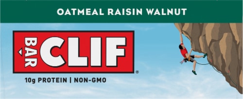 Clif Bar® Oatmeal Raisin Walnut Energy Bars Perspective: back
