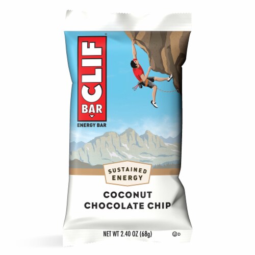 CLIF BAR® Coconut Chocolate Chip Energy Bars Perspective: back