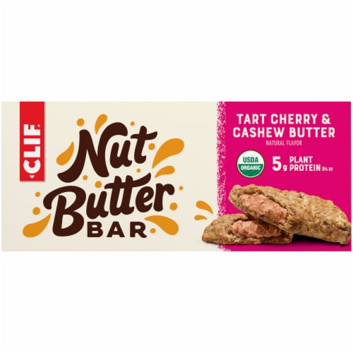 Clif Bar® Nut Butter Tart Cherry & Cashew Butter Energy Bars Perspective: back