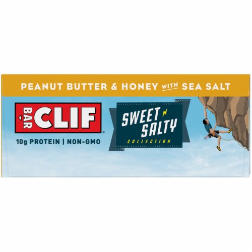 Clif Bar® Sweet & Salty Peanut Butter & Honey with Sea Salt Energy Bars Perspective: back