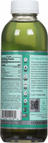 GT's Living Foods Synergy® Organic Multi-Green Raw Kombucha Perspective: back