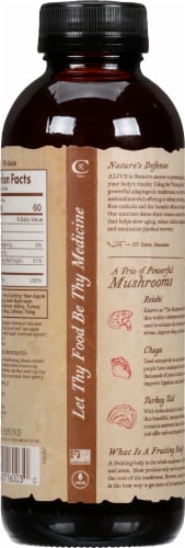 GT's Alive Ancient Mushroom Elixir - Root Beer Perspective: back