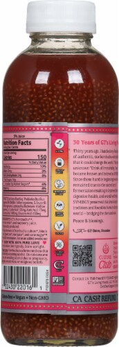 GT's Living Foods Synergy® Organic Raspberry Chia Kombucha Perspective: back