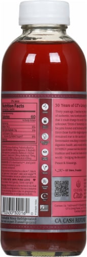GT's Living Foods Synergy® Organic Cosmic Cranberry® Kombucha Perspective: back