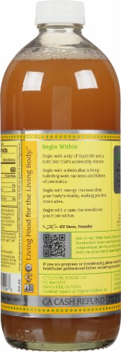 GT's Living Foods Synergy Kombucha Organic - Golden Pineapple Perspective: back