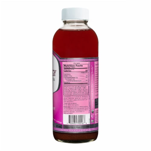 GT's Living Foods Synergy Organic Passionberry Bliss Raw Kombucha Perspective: back