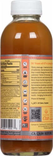 GT’s Synergy® Peach Paradise™ Raw Kombucha Perspective: back