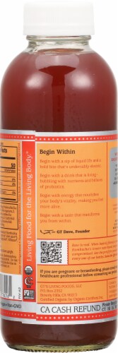 GT's Synergy Blood Orange Raw Kombucha Perspective: back