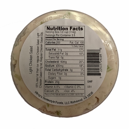 Ukrop's™ Light Chicken Salad Perspective: back