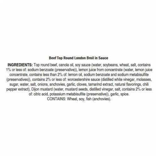 Ukrop's™ Beef Top Round London Broil in Sauce Perspective: back