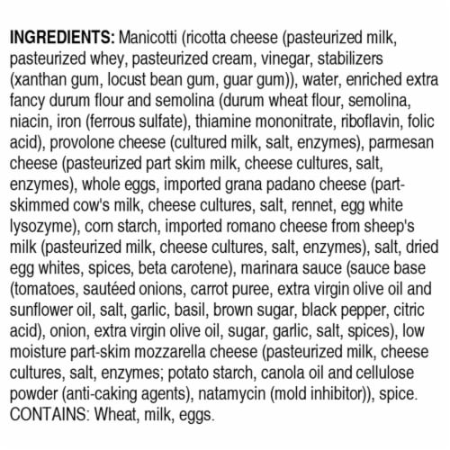 Ukrop's™ Baked Manicotti - Family Size Perspective: back