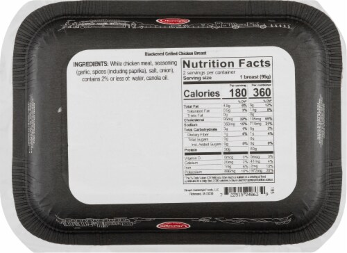 Ukrop's™ Blackened Grilled Chicken Breast Perspective: back