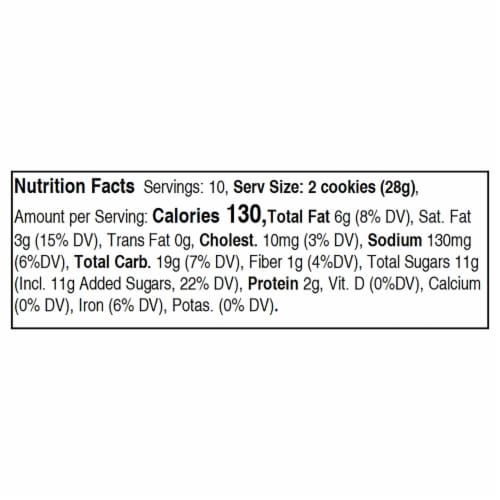 Ukrop's™ Mini Chocolate Chip Cookies Perspective: back